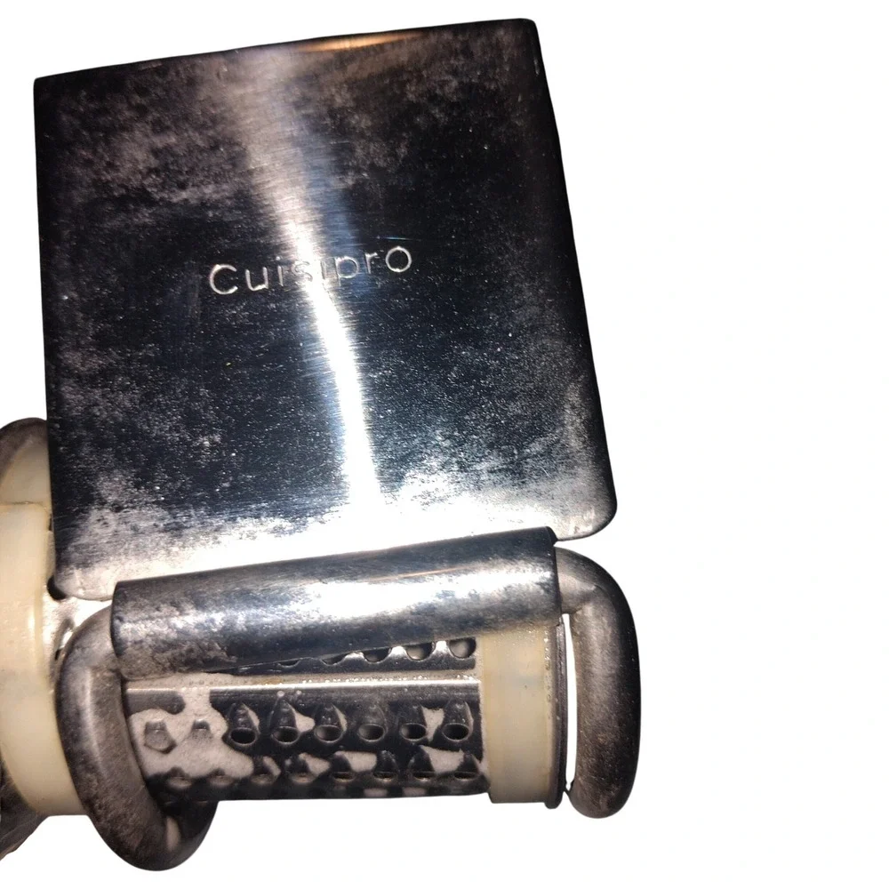 Cuisipro Stainless Steel Rotary Cheese Grater Manual Hand Crank Kitchen Tool